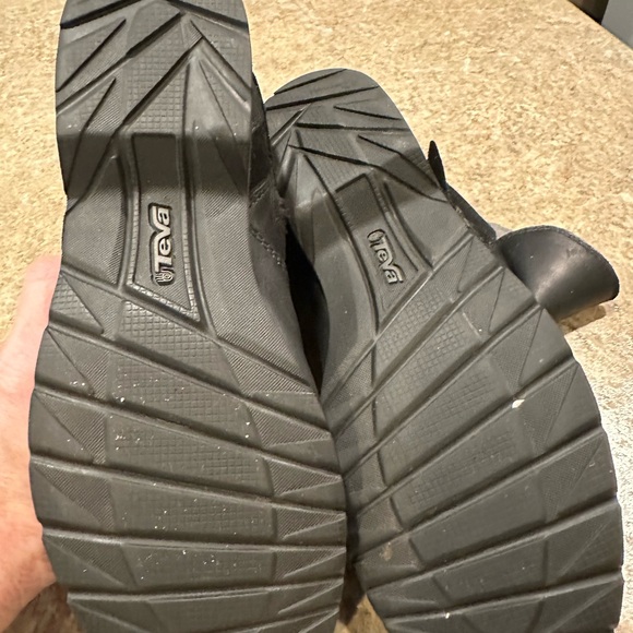 Teva De La Vina Black Leather Ankle Boots Sz 8.5 - Picture 8 of 8